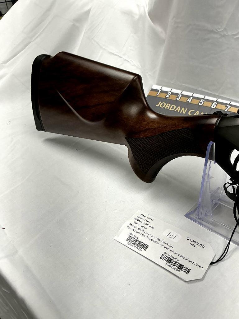 Benelli Lupo 308 Win., 22" Barrel, Walnut Stock and Forend, New, SN-AR031638S