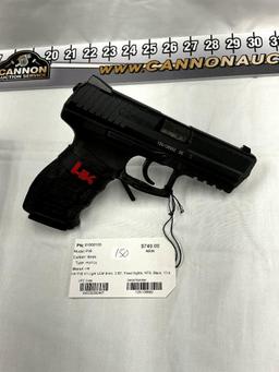 HK P30 V1 Light LEM 9mm Pistol, Fixed Sights, NTS, 17rd Mags., New, SN-129-136682