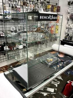 Benchmade Glass Locking Display Cabinet with Key