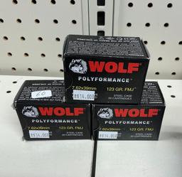 60 Rounds of 7.62x39 Steel Case Ammo