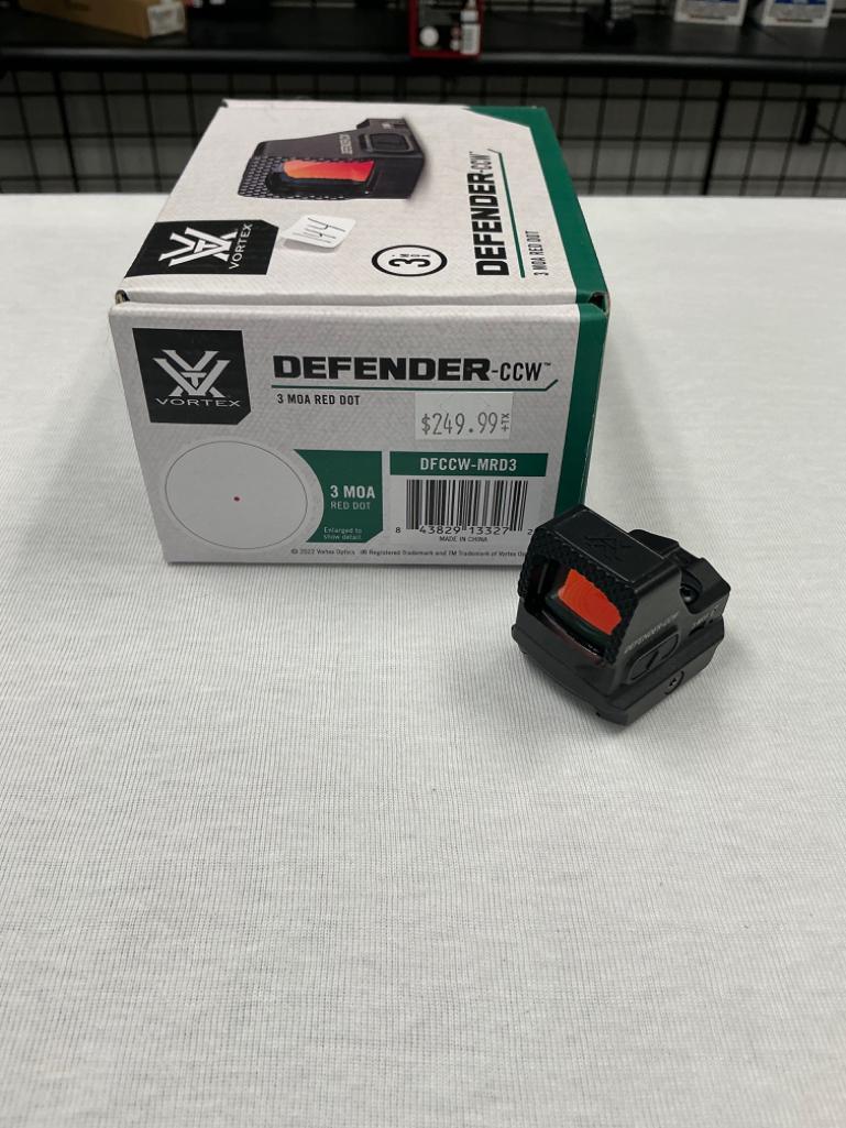 Vortex Defender-CCW Optic, 3 MOA Red Dot