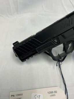 ZEV Technologies Inc, 0Z9C, 9MM, Elite Compact. 15 Round, Night Sights, Used, SN- ZC03589