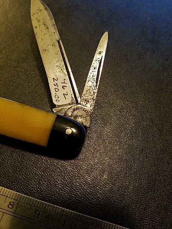 Hackett Gates - Hurty Co. 2 blade knife with end