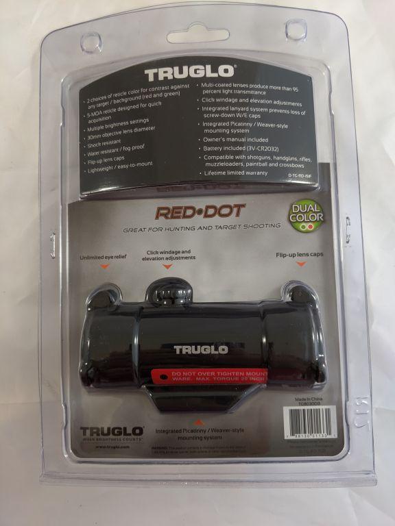 TRUGLO RED DOT 30MM