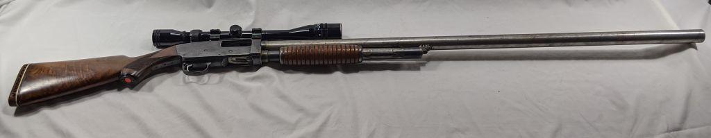CUSTOM STILL-BOARD WESTERN FIELD MOD. 50 HEAVY BARREL W/TASCO SCOPE 39" BARREL