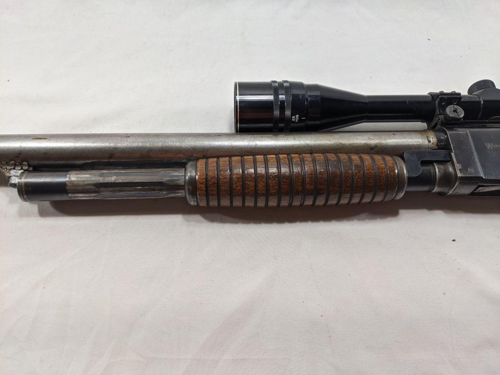 CUSTOM STILL-BOARD WESTERN FIELD MOD. 50 HEAVY BARREL W/TASCO SCOPE 39" BARREL