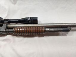 CUSTOM STILL-BOARD WESTERN FIELD MOD. 50 HEAVY BARREL W/TASCO SCOPE 39" BARREL