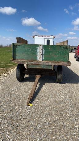 FLAT BED WAGON WITH SIDES