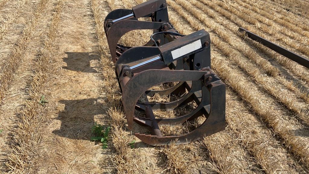 Skidsteer Mount Grapple Bucket Dual cylinder