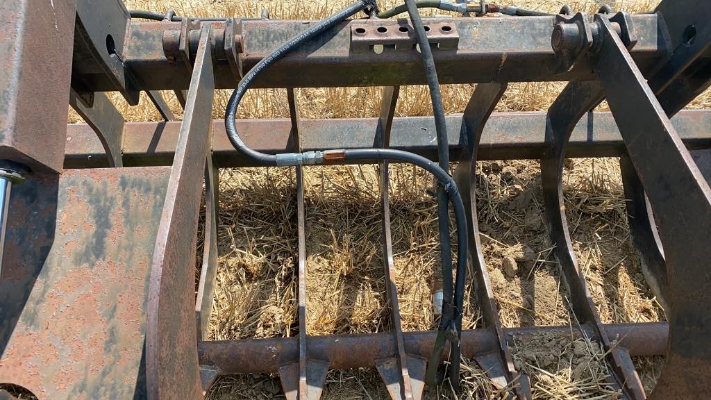 Skidsteer Mount Grapple Bucket Dual cylinder