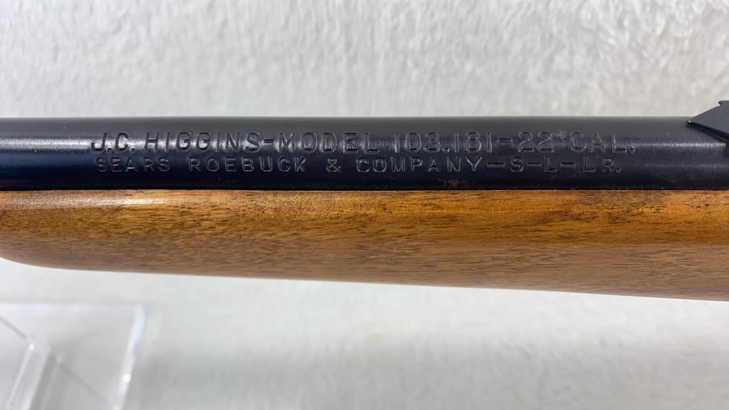 JC Higgins 103.181 Rifle, 22 S-L-LR