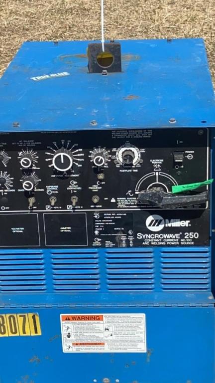 Miller Synchrowave 250 Welder w/Torches/Pedals