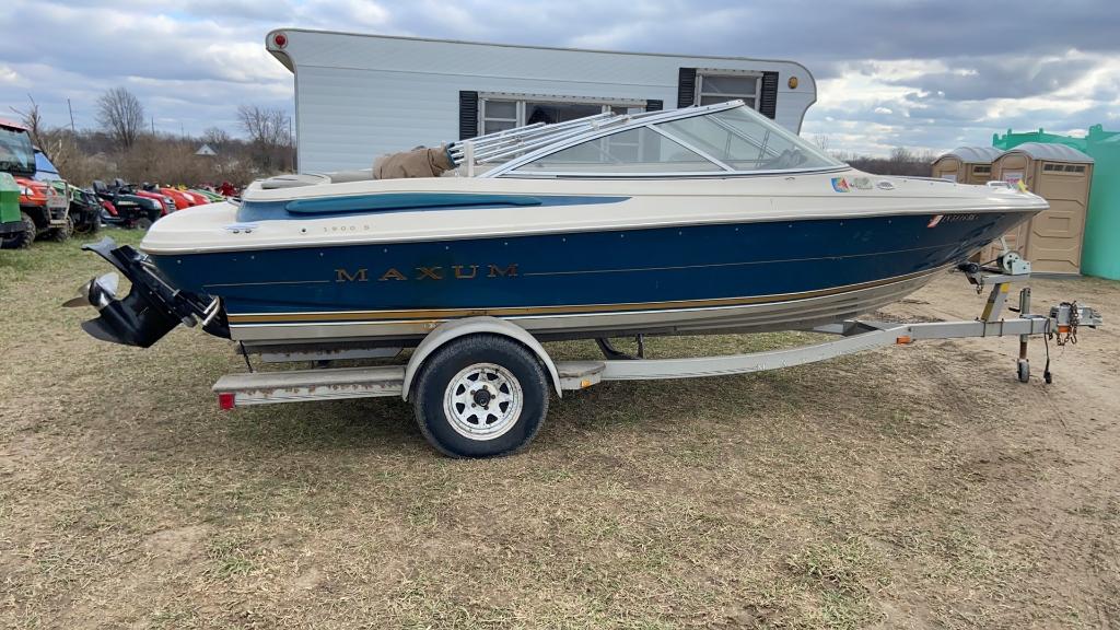 1997 Boat and Trailer, 6cly, Runs Good