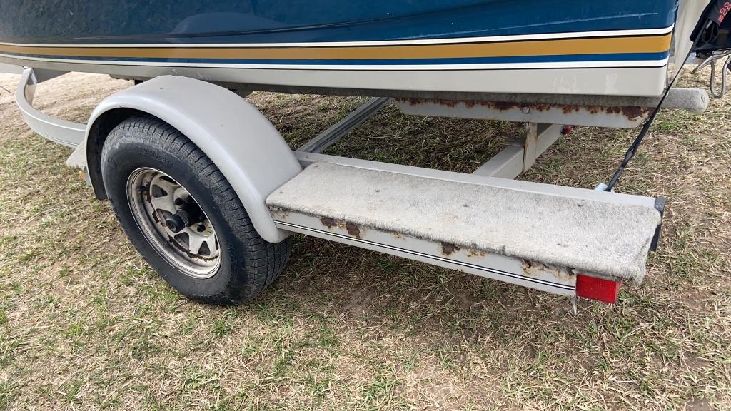 1997 Boat and Trailer, 6cly, Runs Good