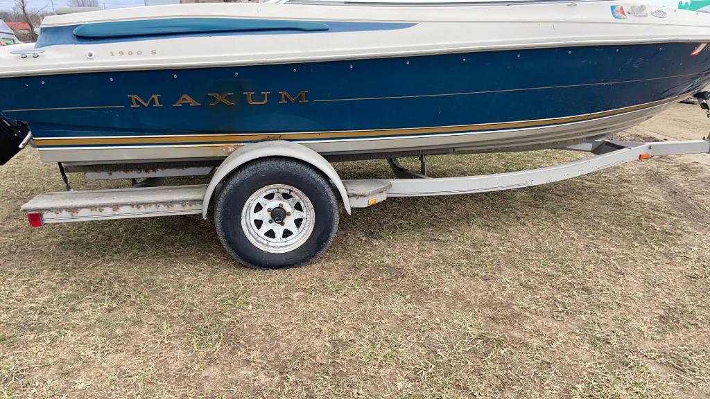 1997 Boat and Trailer, 6cly, Runs Good