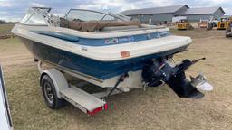 1997 Boat and Trailer, 6cly, Runs Good