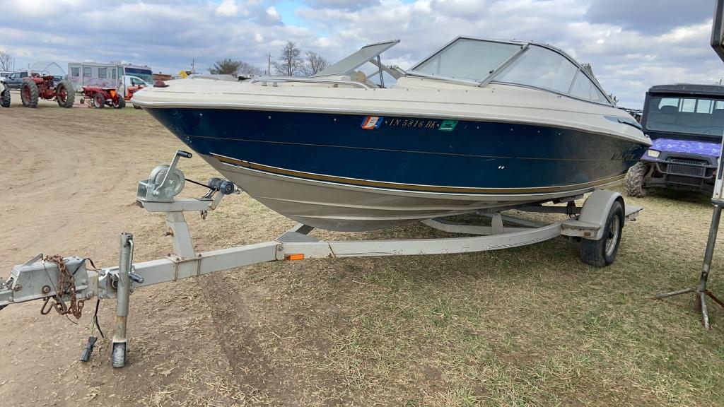 1997 Boat and Trailer, 6cly, Runs Good