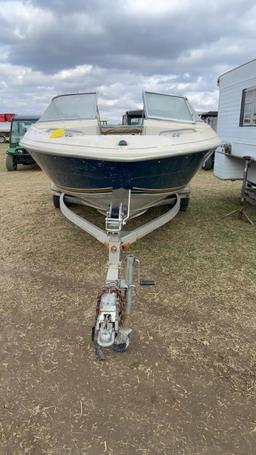 1997 Boat and Trailer, 6cly, Runs Good