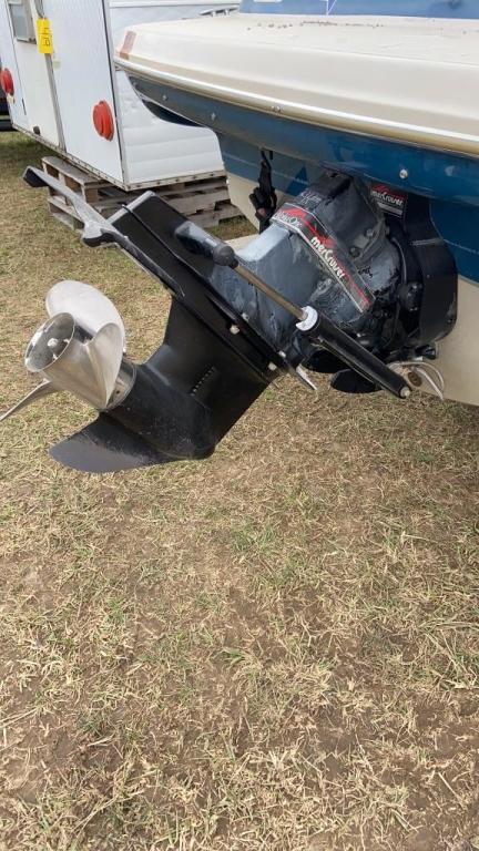 1997 Boat and Trailer, 6cly, Runs Good