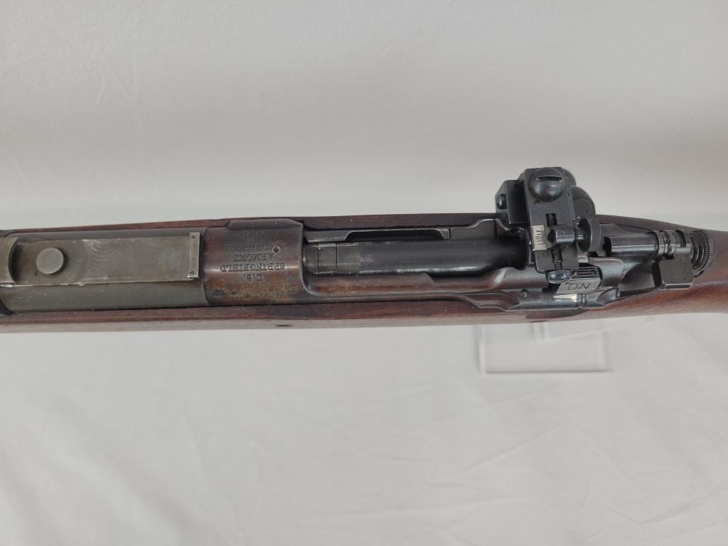 Springfield M1903 Springfield manufactured M1903 rifle, chambered in 30-06, wooden stock and blued b