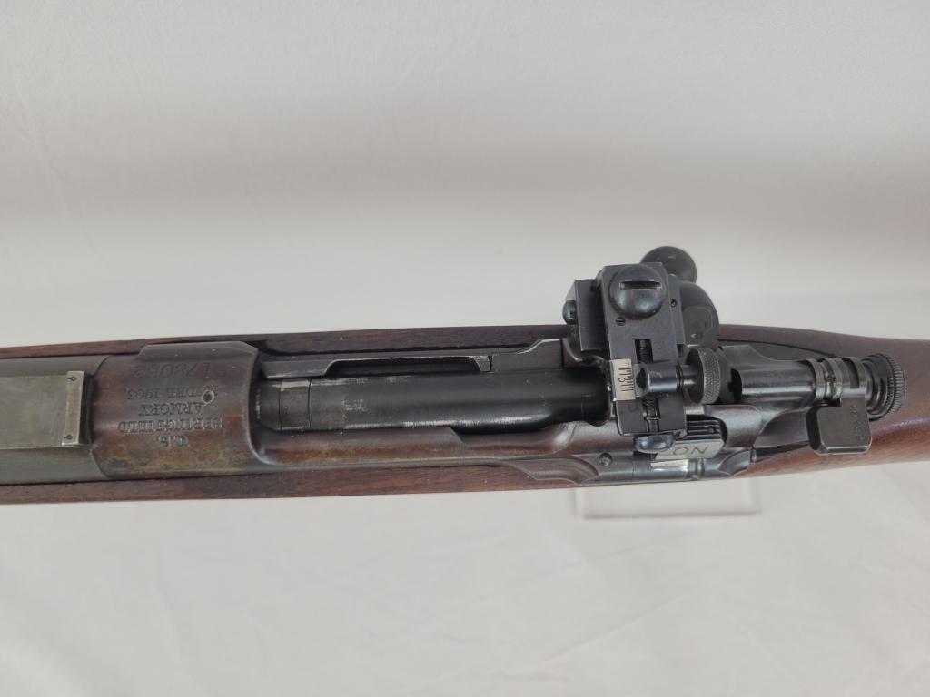 Springfield M1903 Springfield manufactured M1903 rifle, chambered in 30-06, wooden stock and blued b