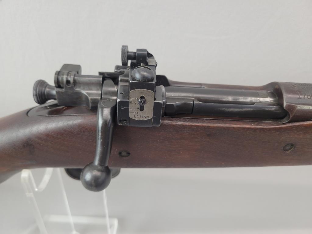 Springfield M1903 Springfield manufactured M1903 rifle, chambered in 30-06, wooden stock and blued b