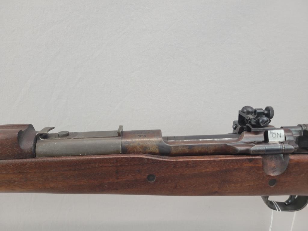 Springfield M1903 Springfield manufactured M1903 rifle, chambered in 30-06, wooden stock and blued b