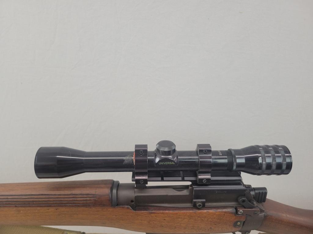 Enfield Rifle Enfield rifle, unknown manufacturer, chambered in .303. Wooden stock and blued barrel
