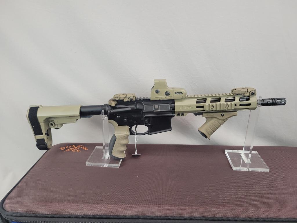 Ruger AR556 Rifle Ruger model AR556 rifle, chambered in 5.56, comes with very nice case, scope, and