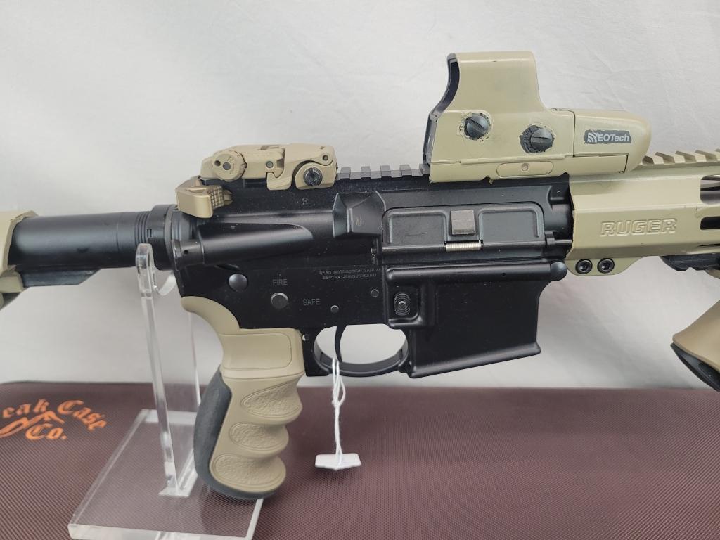 Ruger AR556 Rifle Ruger model AR556 rifle, chambered in 5.56, comes with very nice case, scope, and