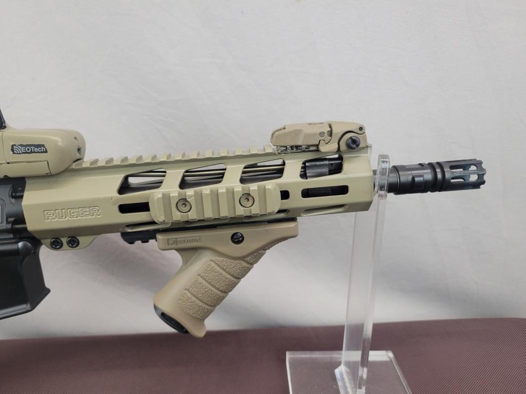 Ruger AR556 Rifle Ruger model AR556 rifle, chambered in 5.56, comes with very nice case, scope, and
