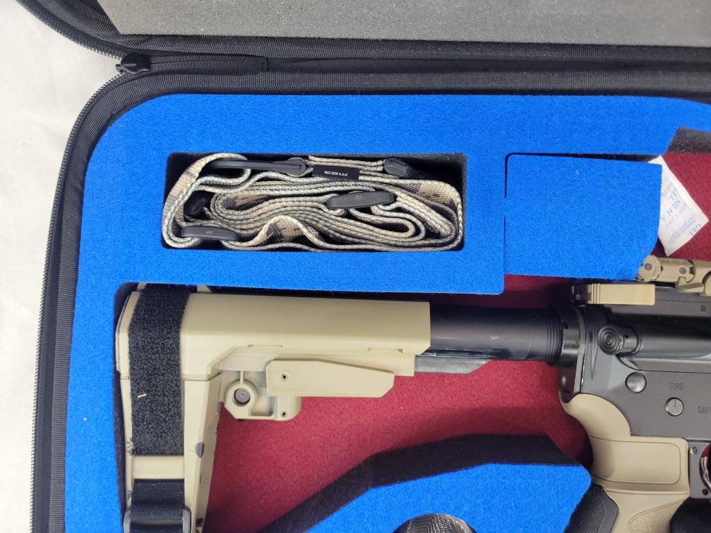 Ruger AR556 Rifle Ruger model AR556 rifle, chambered in 5.56, comes with very nice case, scope, and