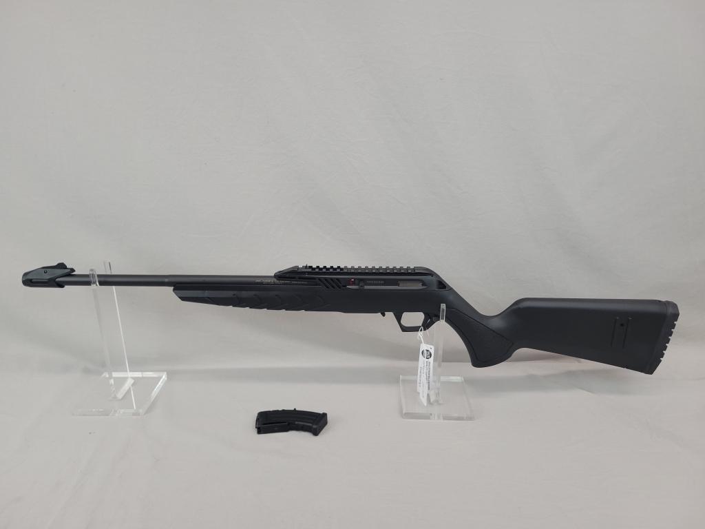 Derya TM22 Rifle Derya TM 22 rifle, .22 LR, poly stock, blued barrel, semi-auto, comes with one maga