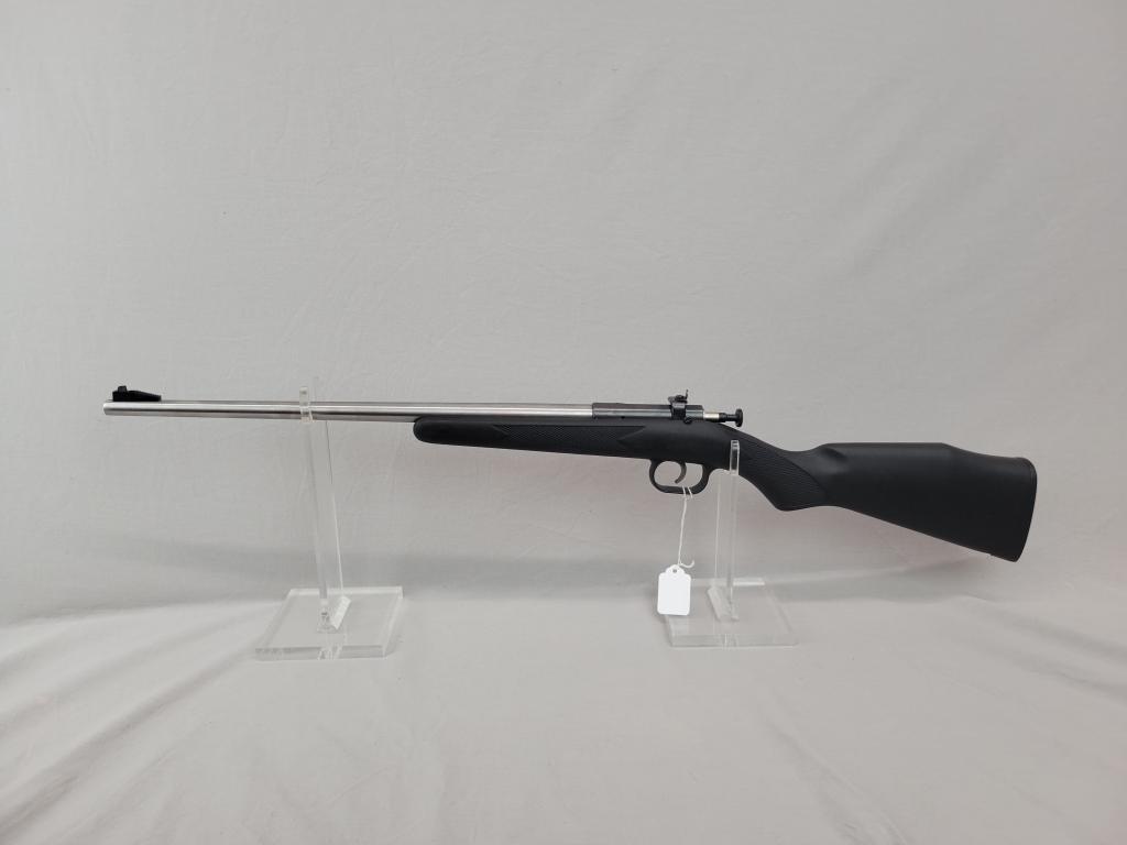 KSA Crickett Rifle KSA Crickett rifle, mate to lot 223, this is synthetic stock and stainless barrel