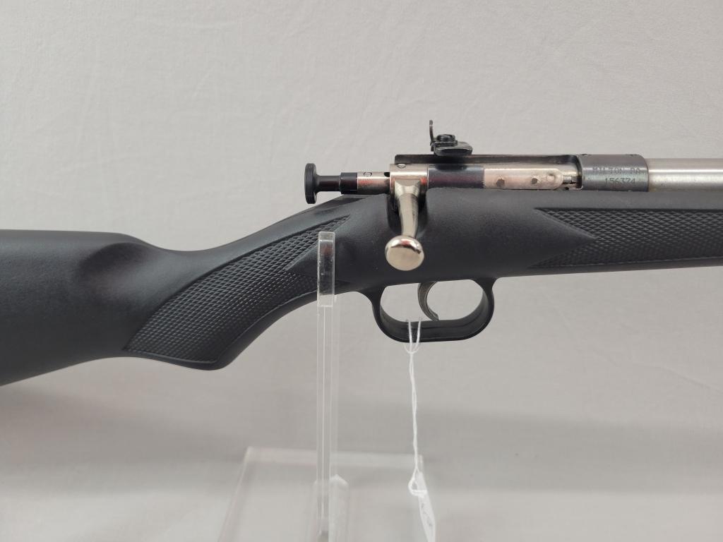 KSA Crickett Rifle KSA Crickett rifle, mate to lot 223, this is synthetic stock and stainless barrel