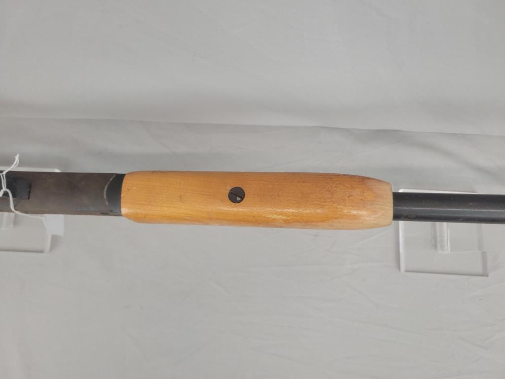 H&R Topper Shotgun H&R Topper single shot shotgun, chambered in 12 ga, wooden stock and blued barrel