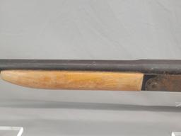 H&R Topper Shotgun H&R Topper single shot shotgun, chambered in 12 ga, wooden stock and blued barrel