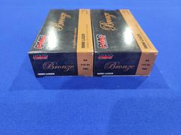 100 Rounds of PMC Bronze 9mm Ammo