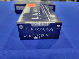 100 Rounds of Lawman .45 Auto Ammo