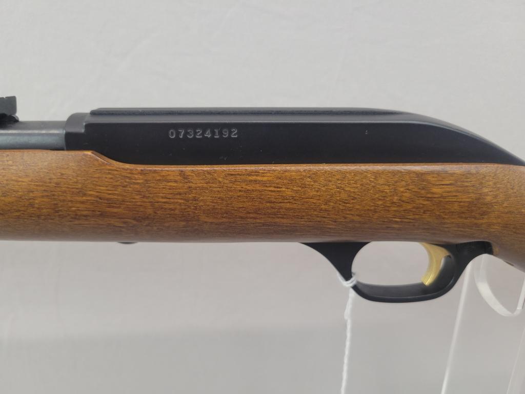 Marlin Model 60 Semi-Auto Rifle Marlin model 60 semi-auto rifle, .22LR, blued barrel and wooden stoc