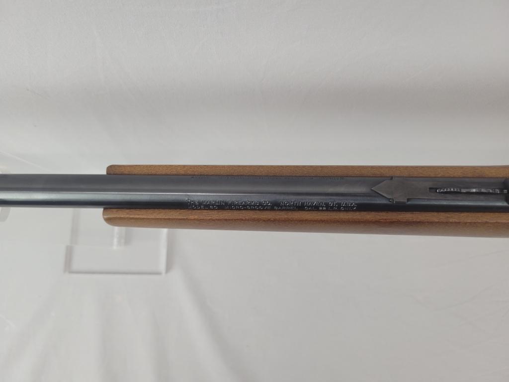 Marlin Model 60 Semi-Auto Rifle Marlin model 60 semi-auto rifle, .22LR, blued barrel and wooden stoc