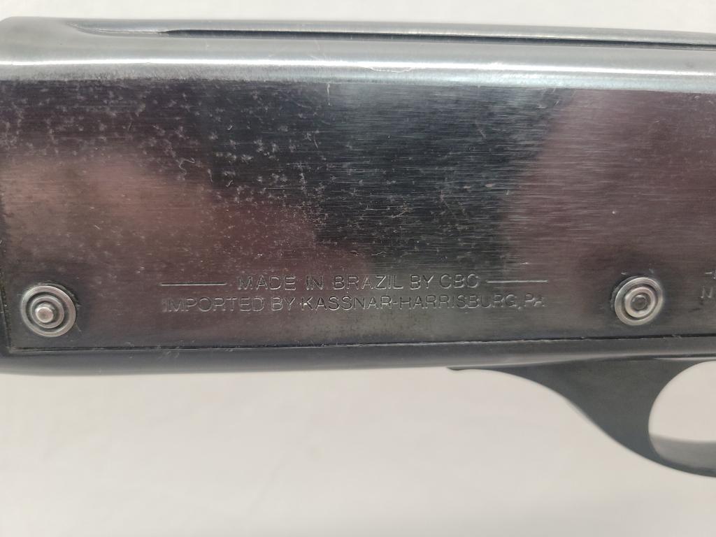 CBC Nylon 66 Rifle CBC Nylon 66 rifle, semi-auto, .22LR. Tube type magazine, loads through back of s