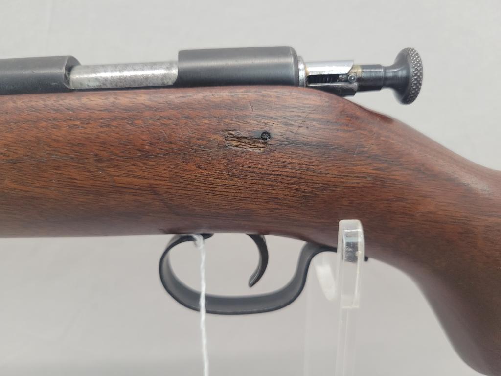 Winchester Model 67A Rifle Winchester 67A rifle, single shot .22 LR, bolt action type rifle. Looks t