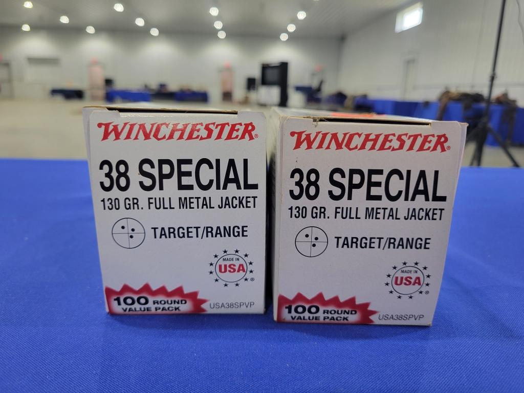 (200) Rounds of Winchester .38 Special Ammo