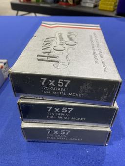 100rds, Hansen Cart. Company, 7x57, 175gr FMJ