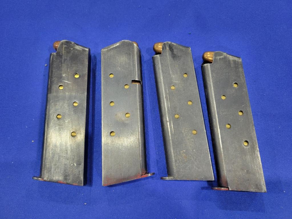 (4) Magazines of 45 Auto Ammo