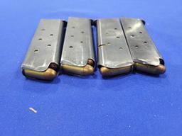 (4) Magazines of 45 Auto Ammo