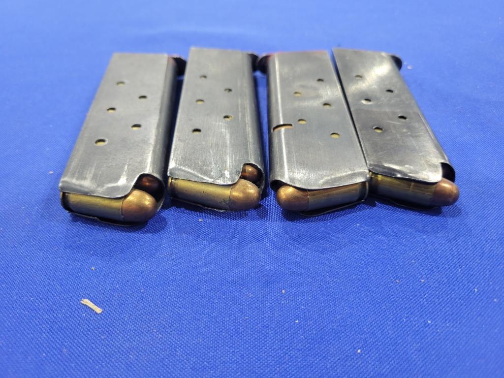 (4) Magazines of 45 Auto Ammo
