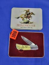 2003 Winchester Wildlife Gift 2003 Winchester brand wildlife gift, comes with metal case, ducks on h