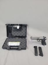 Beretta Brigadier 92PS Pistol Beretta Brigadier 92PS pistol, chambered in 9mm, stainless barrel and